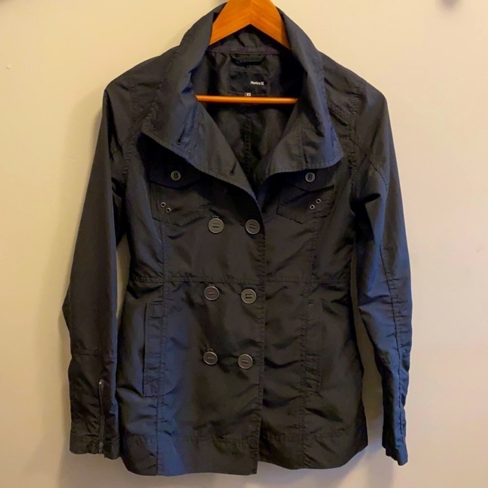 Hurley Light Jacket with cool buttons and pockets size S